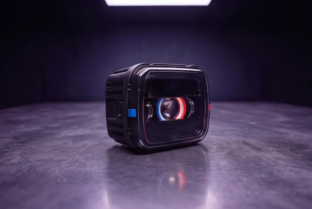 venuum-led-projector-headlight-three-quarter-studio-view