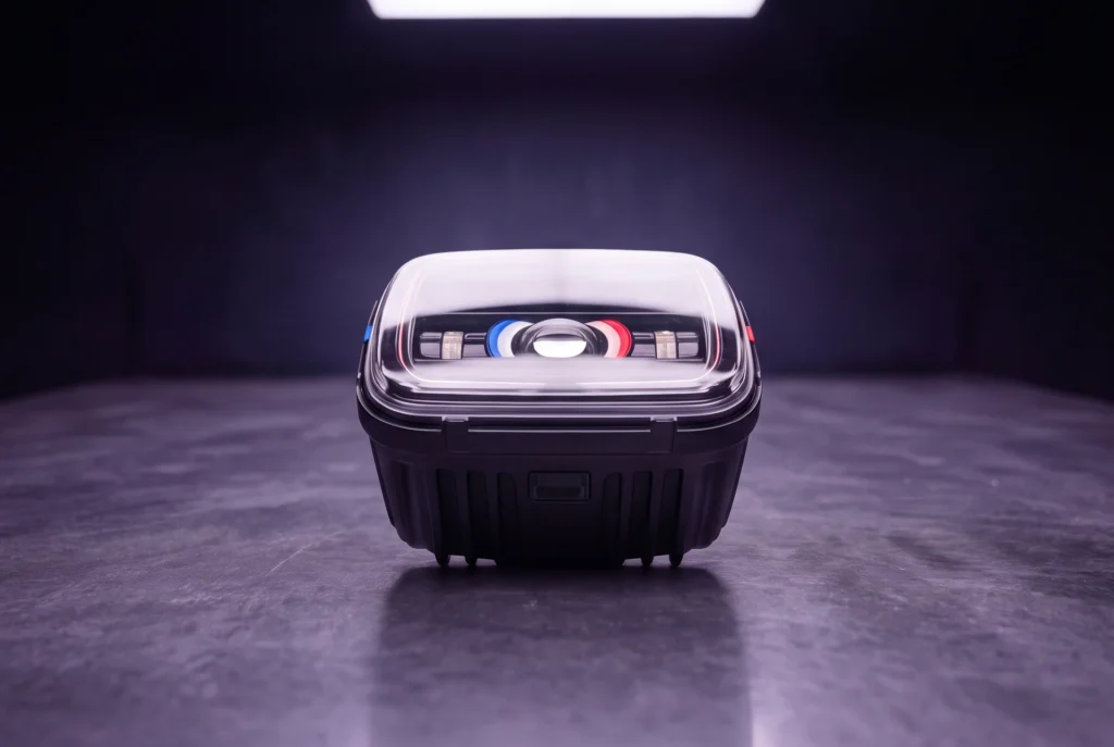 venuum-led-projector-headlight-top-view-lens